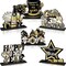 Edge Collections -Black-2026 New Year's Eve Wooden Table Centerpieces-6 pcs